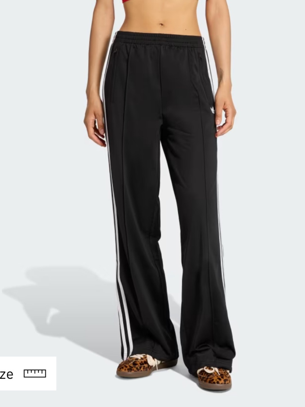 Adidas Firebird Loose Track Pants Black/White